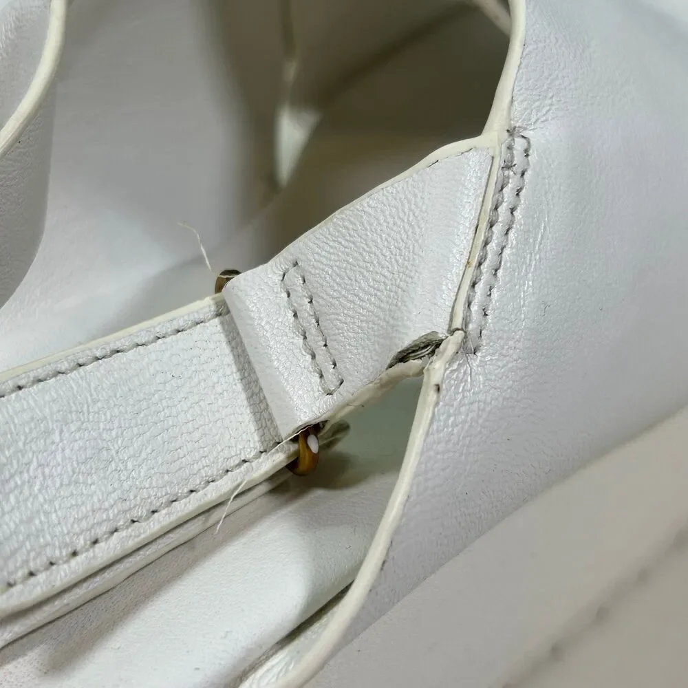 Vince‎ Platform Sling Back Sandals Womens 7 White